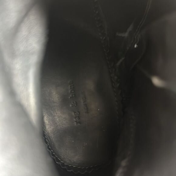 Rag & Bone Harper Moto Black Leather Women's Ankle Boots - Picture 15 of 16
